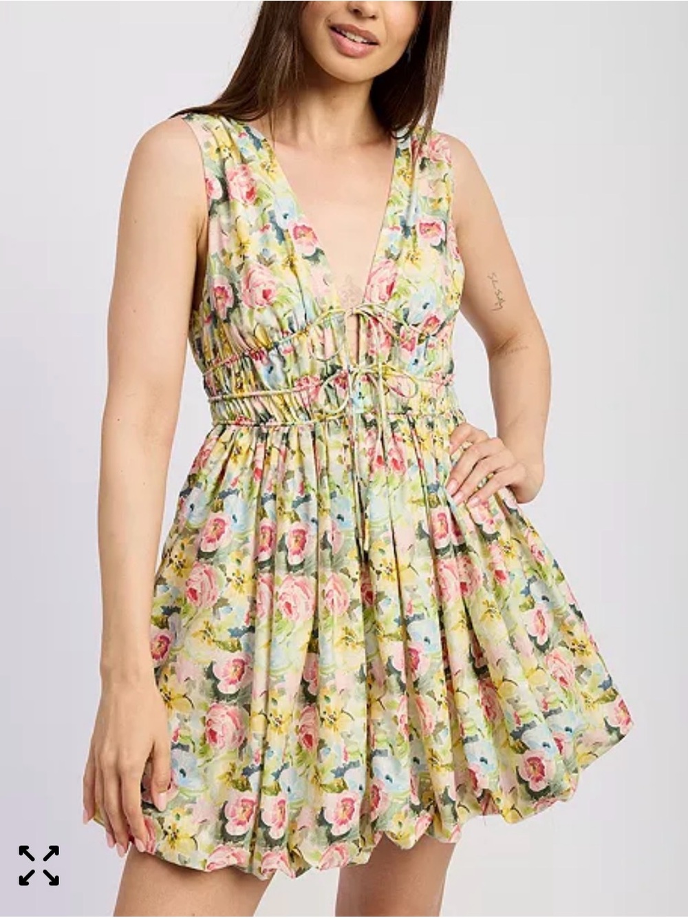 En Saison Women’s Cairo Bubble Hem mini dress